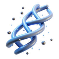 signature creative A stylized DNA double helix made of light particles. NO BACKGROUND with Transparent Background. sharp png