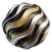 extraordinary abstract Optical Art Stripes Black and White Isolated exclusive png