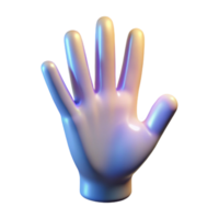 energetic hypnotic A single, stylized hand reaching upwards, made of light. NO BACKGROUND with Transparent Background. exclusive png