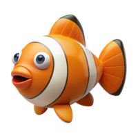 vibrant memorable A clownfish, NO BACKGROUND with Transparent Background. png
