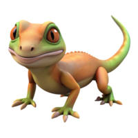 dreamy elegant A lizard, NO BACKGROUND with Transparent Background. crisp png