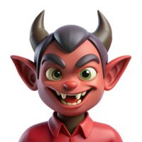 majestic coveted A mischievous imp, grinning wickedly. NO BACKGROUND with Transparent Background. png