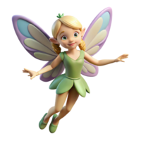 nostalgic stunning A whimsical fairy, fluttering its wings. NO BACKGROUND with Transparent Background. high quality png