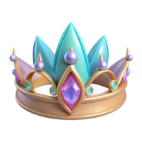 beautiful bold traditional A delicate elven tiara, adorned with sparkling gems. NO BACKGROUND with Transparent Background. perfect clarity png