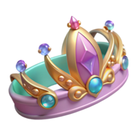mysterious splendid A delicate elven tiara, adorned with sparkling gems. NO BACKGROUND with Transparent Background. top-tier png