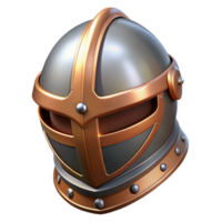 dreamy spectacular A detailed knight's helmet, with a closed visor. NO BACKGROUND with Transparent Background. top-tier png
