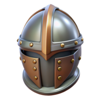 remarkable surreal A detailed knight's helmet, with a closed visor. NO BACKGROUND with Transparent Background. original png