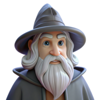 exceptional bohemian A wise old wizard with a long white beard, NO BACKGROUND with Transparent Background. luxury png