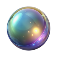 harmonious stunning A single, magical orb, NO BACKGROUND with Transparent Background. exclusive png