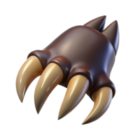 wonderful bohemian A fierce werewolf claw, NO BACKGROUND with Transparent Background. authentic png