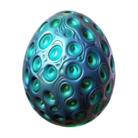 elegant elegant Alien egg, bioluminescent, intricate patterns. NO BACKGROUND with Transparent Background. flawless png