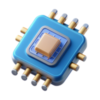 exemplary avant-garde Data chip, circuit board details, technological component. NO BACKGROUND with Transparent Background. crisp png