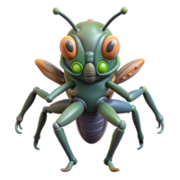 sumptuous futuristic Alien insect, chitinous exoskeleton, multiple legs. NO BACKGROUND with Transparent Background. ultra HD png