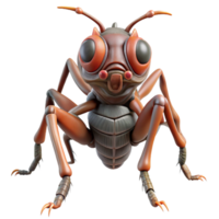 dynamic hypnotic Alien insect, chitinous exoskeleton, multiple legs. NO BACKGROUND with Transparent Background. expertly shot png