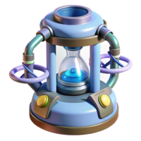 wonderful tranquil traditional Genetic modification device, futuristic lab equipment, DNA manipulation. NO BACKGROUND with Transparent Background. sharp png