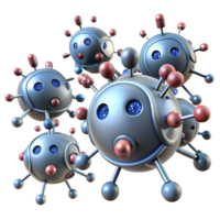 dreamy impressive Nanobot swarm, microscopic robots, medical technology. NO BACKGROUND with Transparent Background. gallery standard png