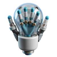 alluring iconic Cybernetic implant, technological enhancement, human augmentation. NO BACKGROUND with Transparent Background. png
