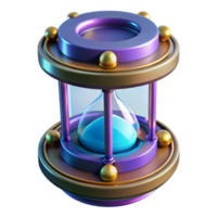 alluring distinguished Time travel device, futuristic gadget, temporal manipulation. NO BACKGROUND with Transparent Background. png