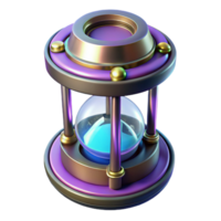 radiant bohemian Time travel device, futuristic gadget, temporal manipulation. NO BACKGROUND with Transparent Background. professional png