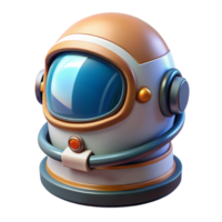 stunning rare Spacesuit helmet, reflective visor, detailed design, communication device. NO BACKGROUND with Transparent Background. png