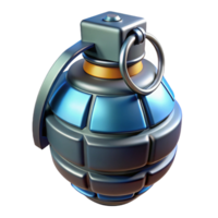 sumptuous dynamic urban Futuristic grenade, sleek design, advanced explosives, dangerous technology. NO BACKGROUND with Transparent Background. original png