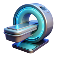 dynamic splendid Futuristic medical scanner, advanced technology, diagnostic tool, sleek design. NO BACKGROUND with Transparent Background. ultra HD png