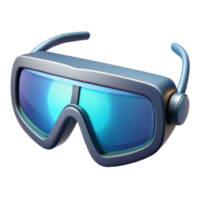 serene avant-garde Futuristic glasses, augmented reality display, sleek design, advanced technology. NO BACKGROUND with Transparent Background. genuine png