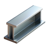 pristine exemplary Steel I-beam NO BACKGROUND with Transparent Background. png
