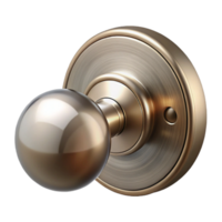 alluring exceptional Door knob made of brushed nickel NO BACKGROUND with Transparent Background. png