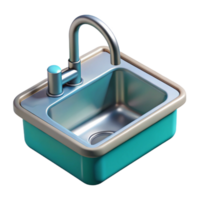 distinctive futuristic Kitchen sink NO BACKGROUND with Transparent Background. top-tier png