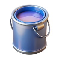 captivating coastal Can of paint NO BACKGROUND with Transparent Background. premium png