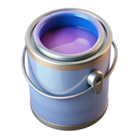 bold enchanting Can of paint NO BACKGROUND with Transparent Background. masterfully captured png
