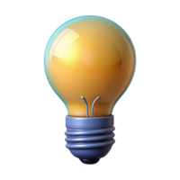 wonderful harmonious renaissance Light bulb NO BACKGROUND with Transparent Background. professional png