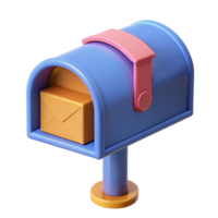 mesmerizing peaceful tropical Mailbox NO BACKGROUND with Transparent Background. original png