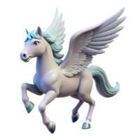 impressive distinctive Pegasus, winged horse, NO BACKGROUND with Transparent Background. png