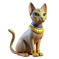inspired nordic Bastet, Egyptian cat goddess, NO BACKGROUND with Transparent Background. expertly shot png