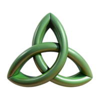 fascinating romantic avant-garde Triquetra, Celtic symbol, trinity knot, NO BACKGROUND with Transparent Background. high quality png