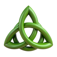 ethereal extraordinary Triquetra, Celtic symbol, trinity knot, NO BACKGROUND with Transparent Background. refined png