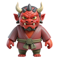 splendid notable Oni, Japanese demon, ogre, NO BACKGROUND with Transparent Background. png
