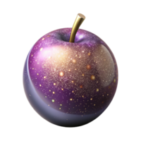 impressive modern Single Plum Side View Isolated authentic png