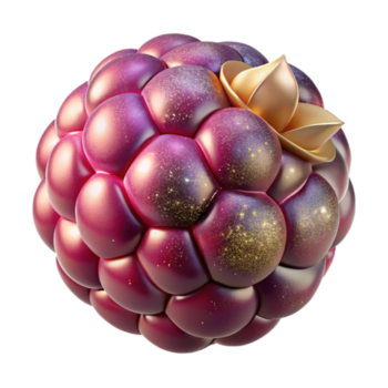 magnifik abstrakt enda hallon topp se isolerat element äkta png