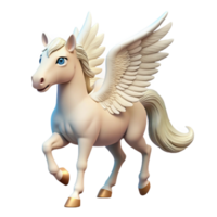 captivating nostalgic abstract A majestic pegasus with pure white wings. NO BACKGROUND with Transparent Background. exclusive png