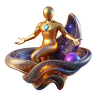 extraordinary traditional Stylized Human Figure Iconography Isolated with Dynamic Pose exclusive png