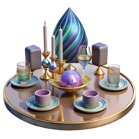 wonderful modern Table Setting Symmetrical Placement Transparent authentic png