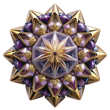 impressionnant traditionnel angulaire kaléidoscope conception transparent Contexte élément haute qualité png