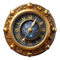 serene classic Antique Clock Face Roman Numerals Cutout high quality png