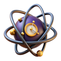 impressive creative Atomic Clock Diagram Cutout Element high resolution png