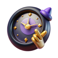 wonderful modern Clock Hands Pointing to Midnight Cutout exclusive png