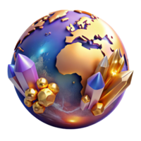 serene contemporary Colorful World Map with Continents Labeled Transparent Background genuine png