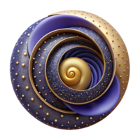 extraordinary rustic Fibonacci Sequence Visualization with Dots Cutout original png